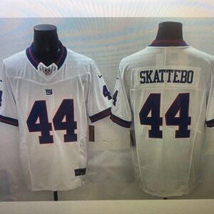 🤪Cam Skattebo Stitched Jersey White Vapor😳